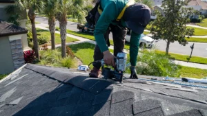 residential roof repair by a local professonal Roofing Company in Florida West Coast region
